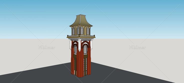 景观塔(81131)su模型下载
