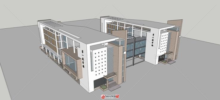 最近收集的学校模型  如有雷同  纯属巧合