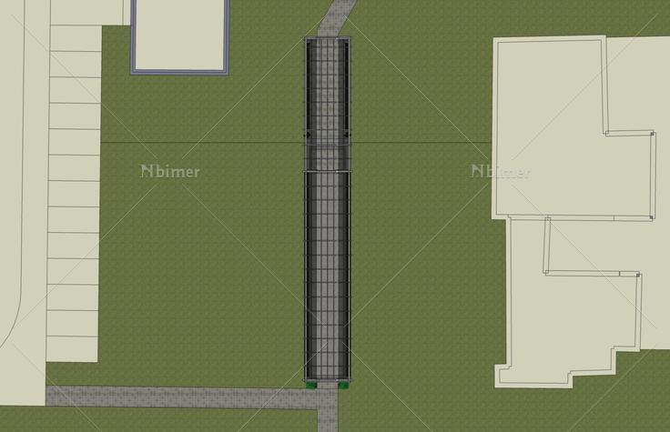 景观--廊架(44789)su模型下载