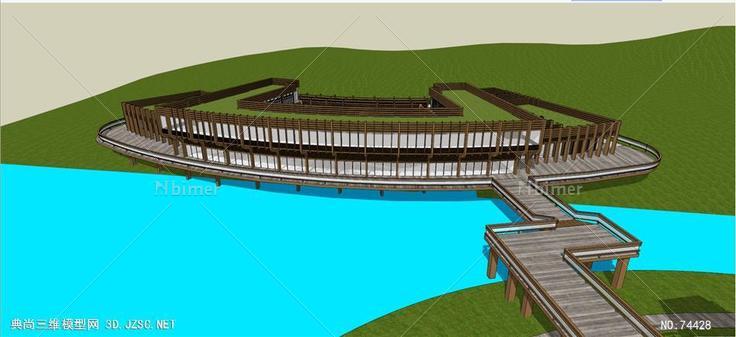 沿河会所（方案一）木结构