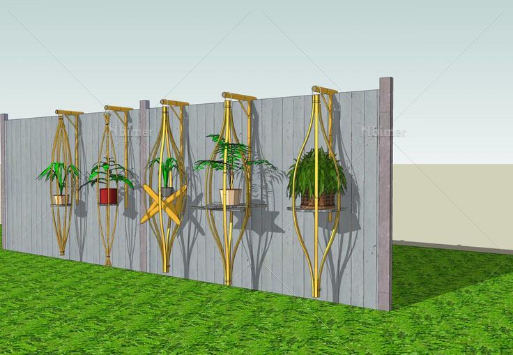 景观--盆栽(37411)su模型下载