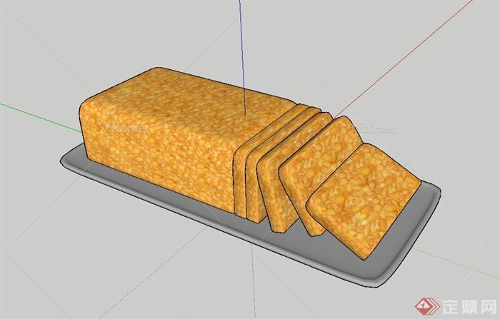 食物饼干设计su模型[原创]