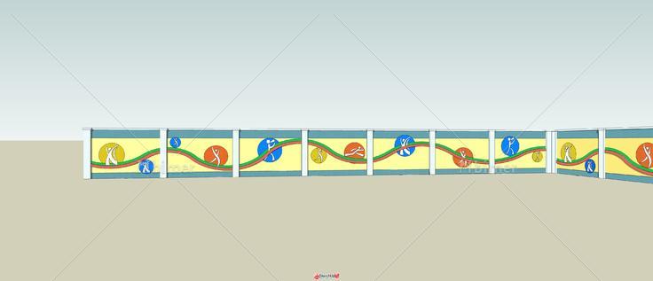 围墙方案，已施工