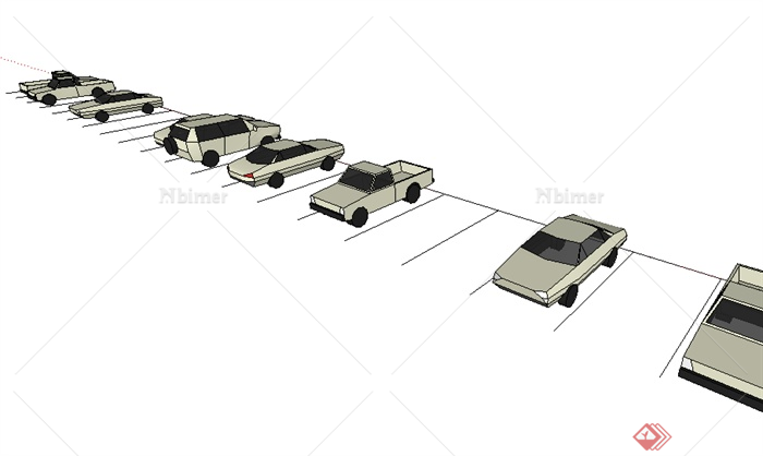 某交通工具汽车设计SU模型素材2