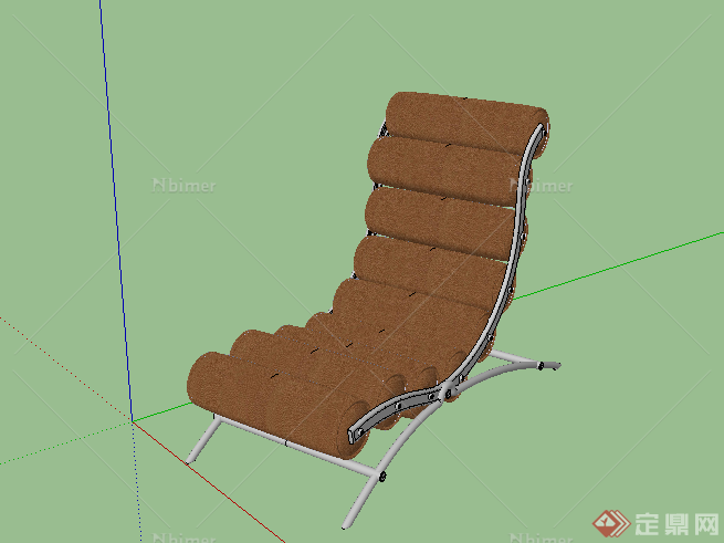 某个室内家具坐凳设计SU模型素材