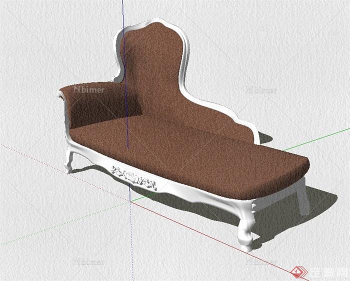 欧式风格详细精致完整沙发设计SU模型[原创]