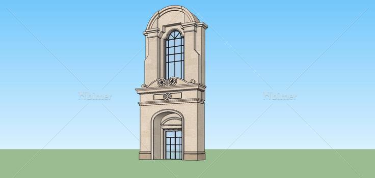 建筑构件-门头(82085)su模型下载