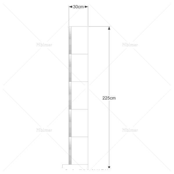 柜子-饰品架-Bookcase-004