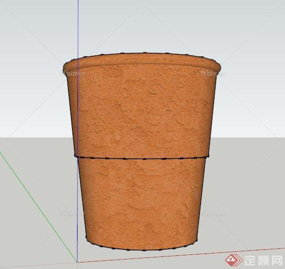 某景观花盆设计SU模型