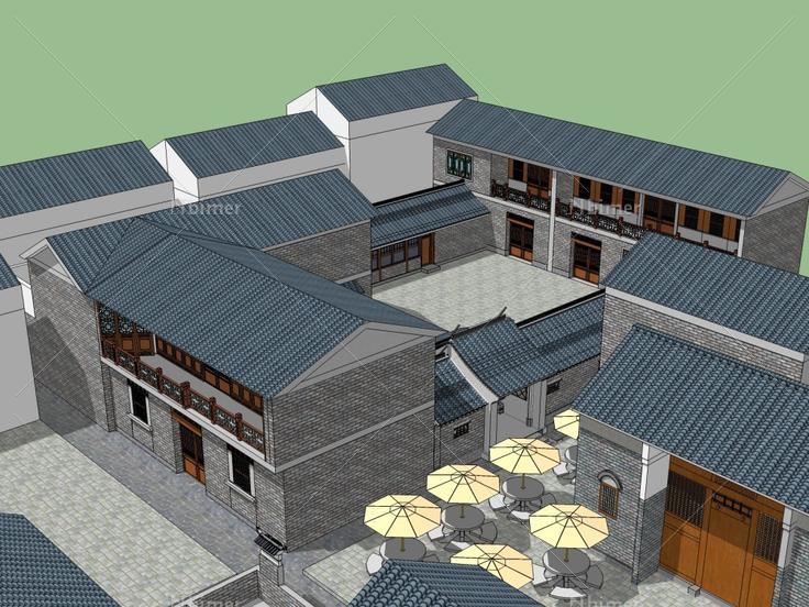 住宅，中式风格，2层