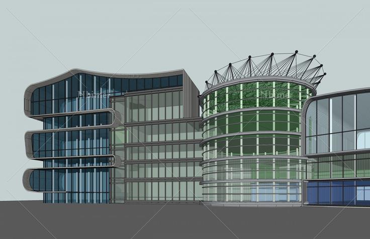 科技楼(48314)su模型下载