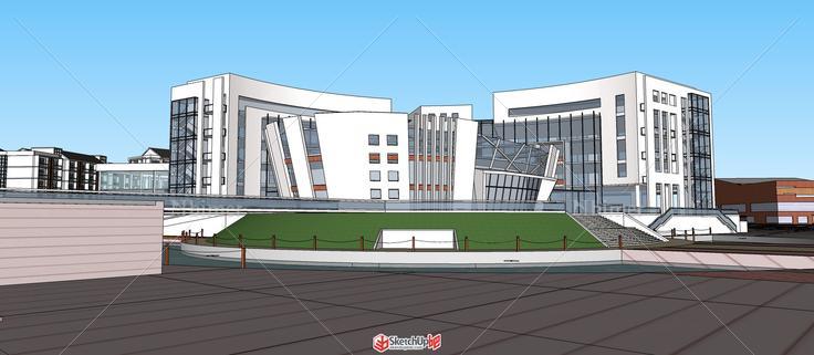最近收集的学校模型  如有雷同  纯属巧合