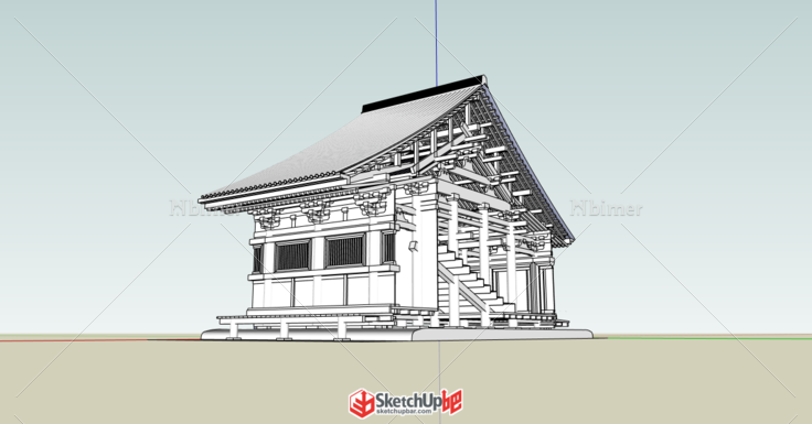 莲华王院截面