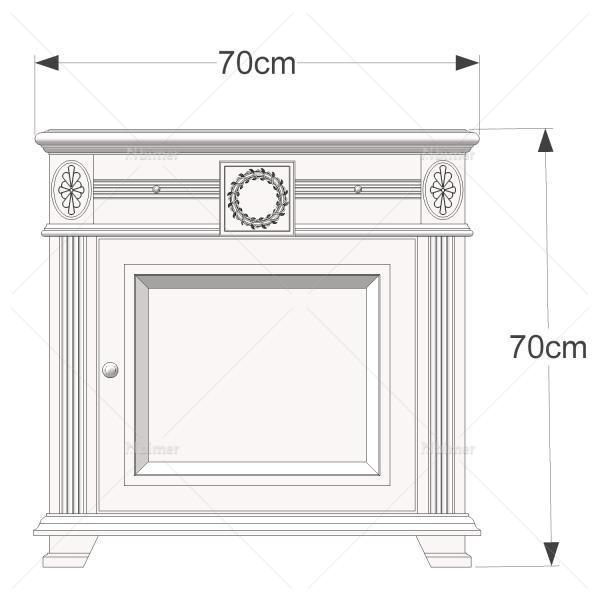 柜子-床头柜-Nightstand-061