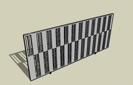 栏杆sk模型下载