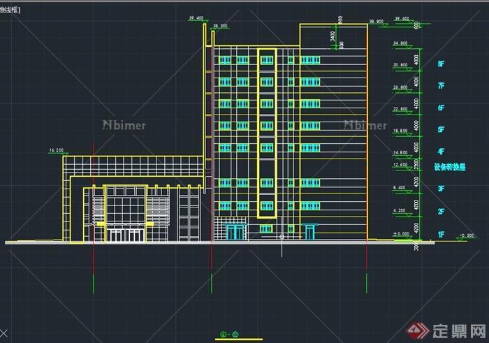 北京某医院建筑设计SU模型（含CAD+效果图）[原创