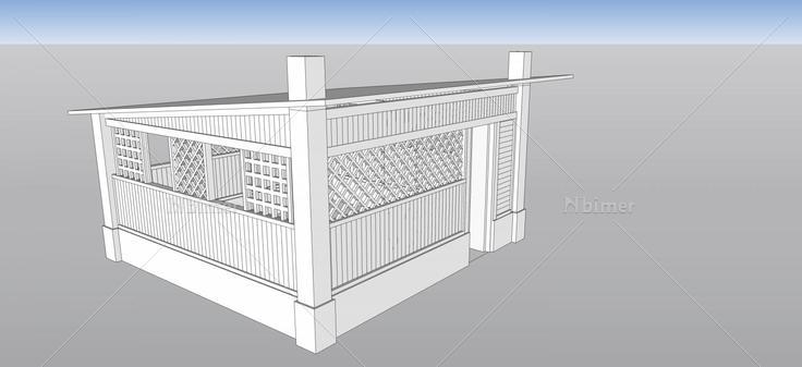 中式小木屋(58349)su模型下载