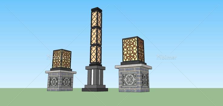 城市家俱-路灯(69559)su模型下载