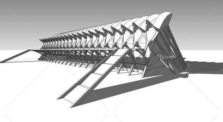 概念模数化建筑设计(108992)su模型下载