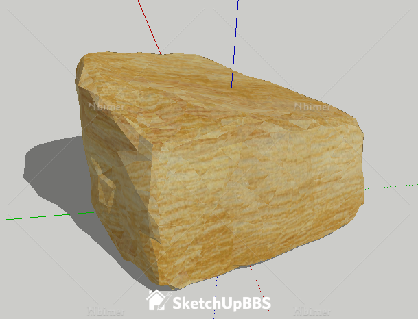 卖石头 提供SketchUp模型下载分享带截图预览