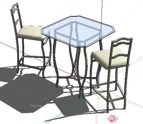 设计素材之家具桌椅设计方案su模型
