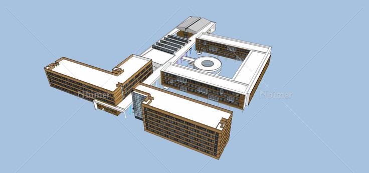 教学楼(70045)su模型下载