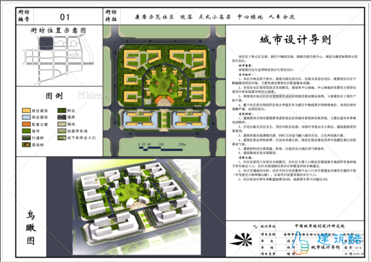 赤峰市西部新区核心区城市设计