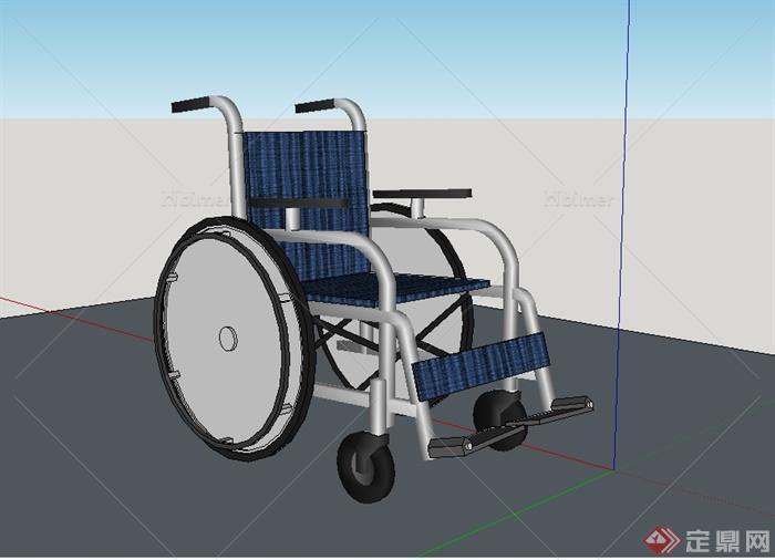 轮椅设计su模型[原创]