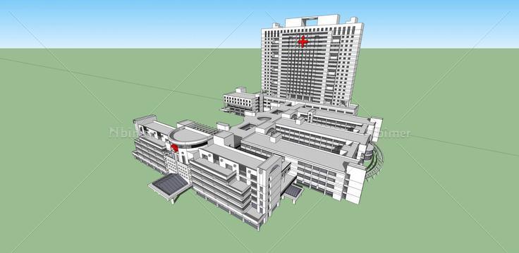 医院(32598)su模型下载