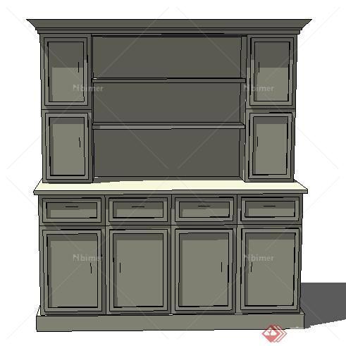 设计素材之家具 柜子设计素材su模型5