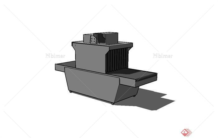 安检机设计su模型