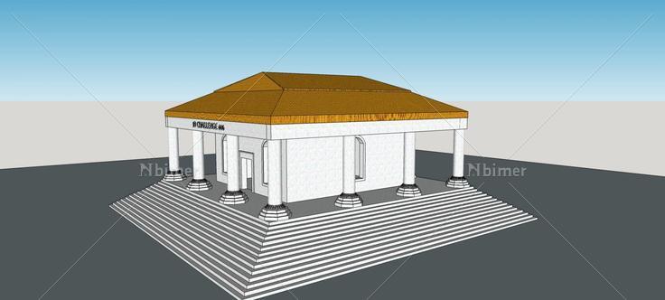 寺庙(80294)su模型下载