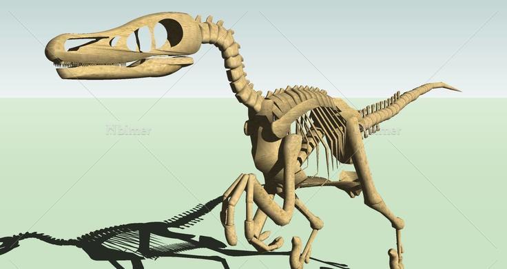 恐龙动物雕塑6(126038)su模型下载