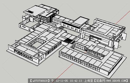 旅游旅馆  新手su模型