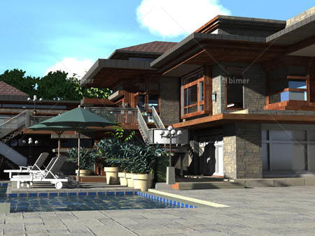 SketchUp6.0别墅模型