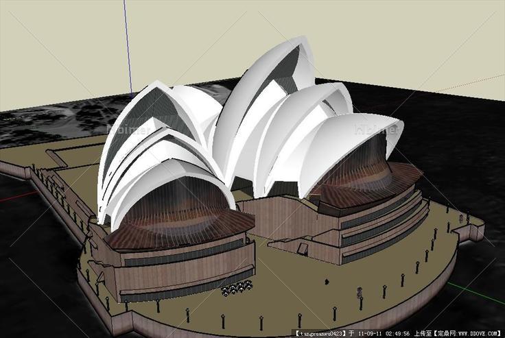 悉尼歌剧院SU模型