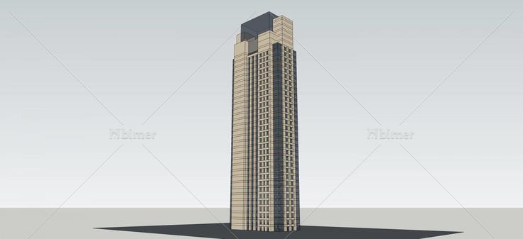 现代高层住宅(64515)su模型下载