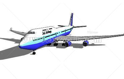 sketchup民用飞机模型