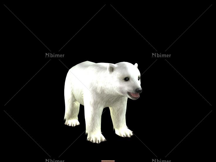 自制北极熊模型一枚
