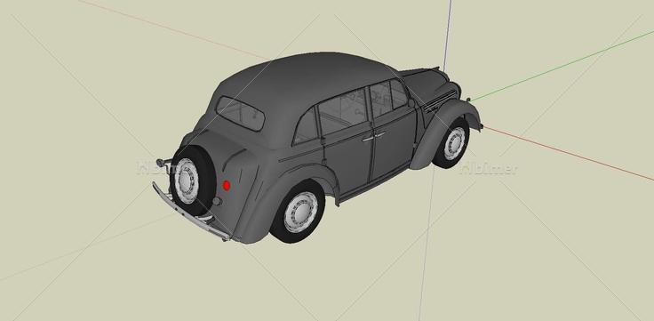复古老爷车(134882)su模型下载
