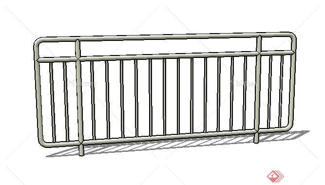 某现代风格栏杆围栏设计SU模型