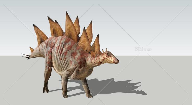 恐龙动物雕塑3(126034)su模型下载
