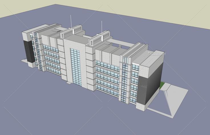 现代政府办公楼(48246)su模型下载