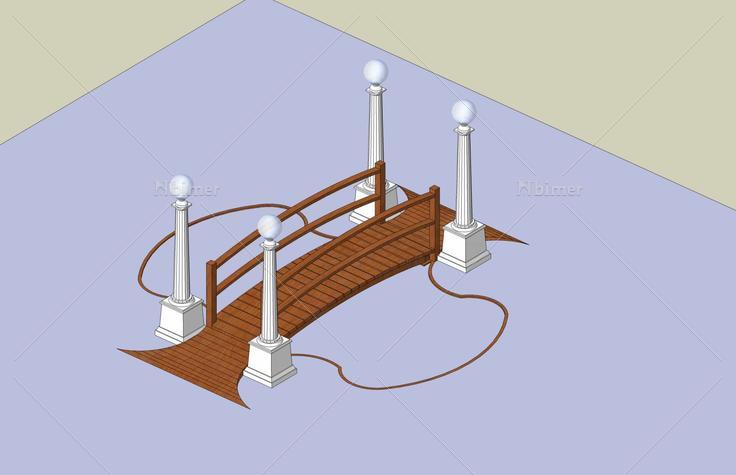 木橋(49799)su模型下載