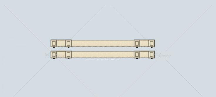 新古典风格小区大门(74587)su模型下载