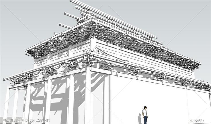 古建屋面斗拱