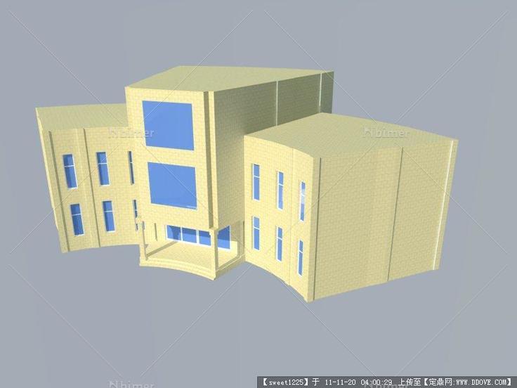 会所建筑su模型