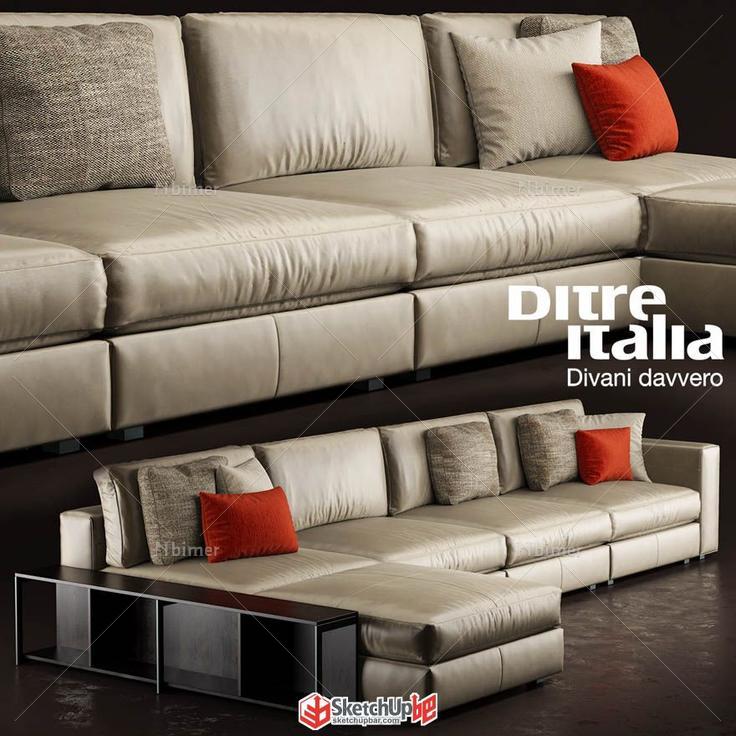 3dsky - Ditre Italia URBAN 沙发模型