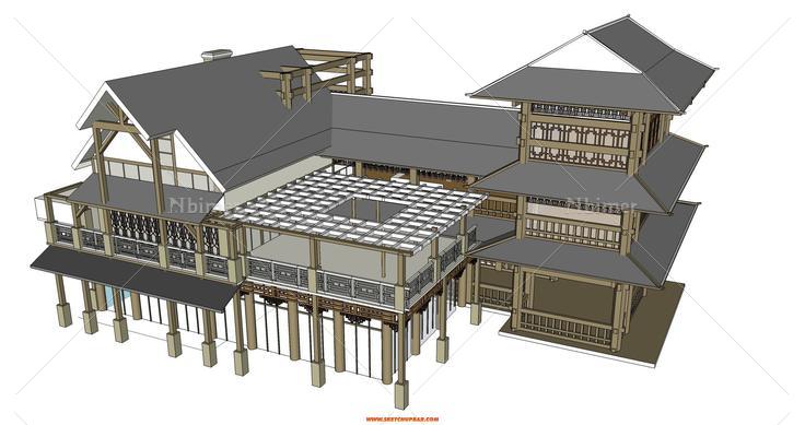 一些古建筑模型