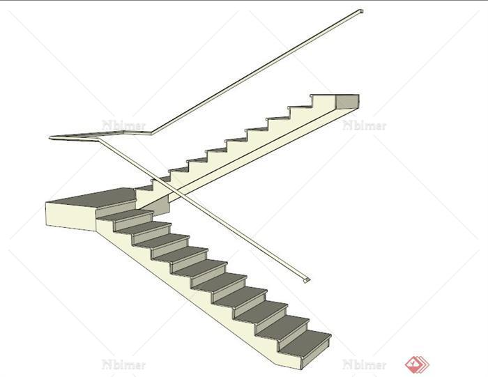 某商场楼梯设计SU模型[原创]